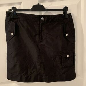 RLX By Ralph Lauren Womens Golf Skort Black Nylon Multi Pockets Sz  10‎ Tennis
